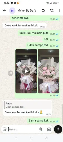 Testimonial Buket Bunga lebak