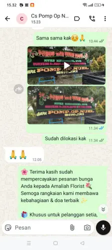 Testimonial Papan Bunga lebak