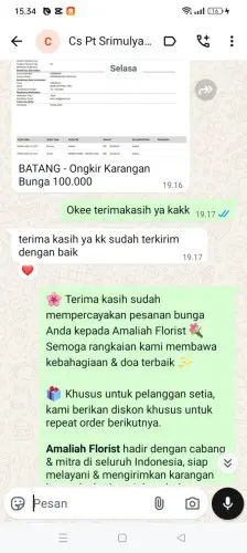 Testimonial Papan Bunga lebak