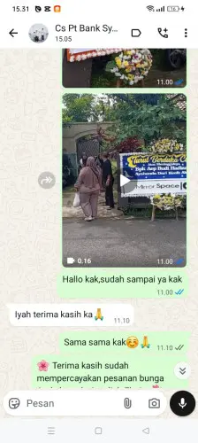 Testimonial Papan Bunga lebak